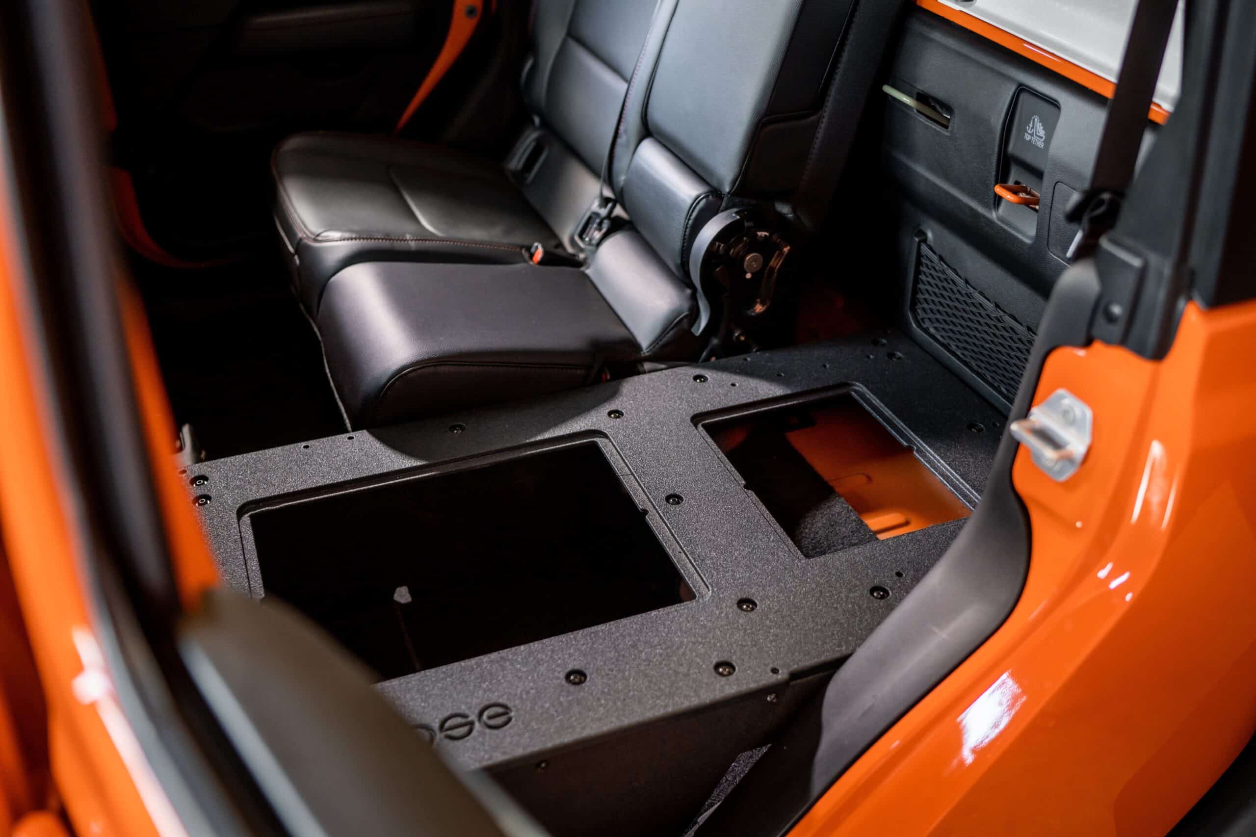 Jeep Gladiator 2019-Present JT 4 Door - Second Row Seat Delete Plate System - High Platform