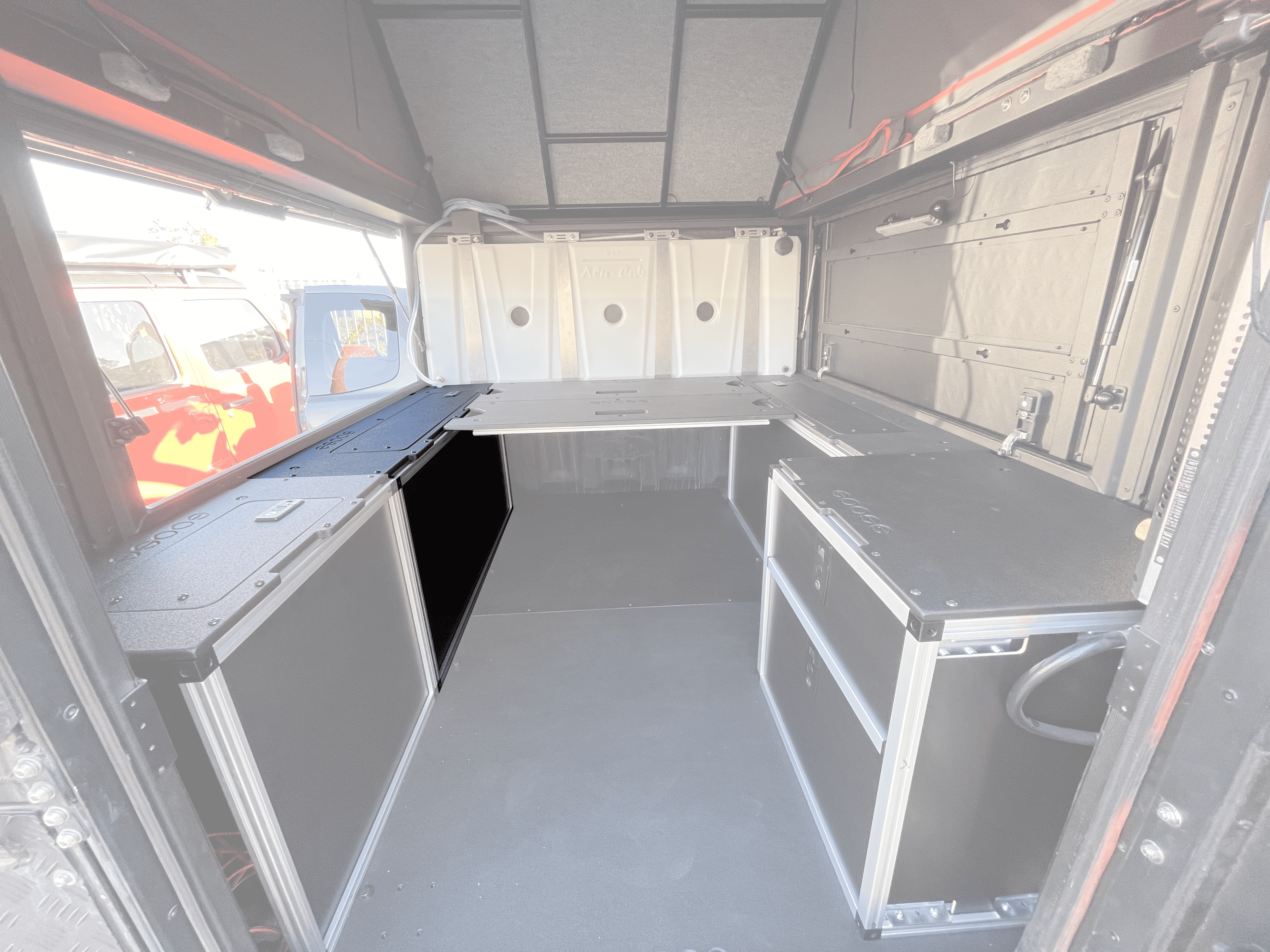 Alu-Cab Canopy Camper V2 - Ford Ranger 2019-Present 4th Gen. - Front Utility Module - 6' Bed