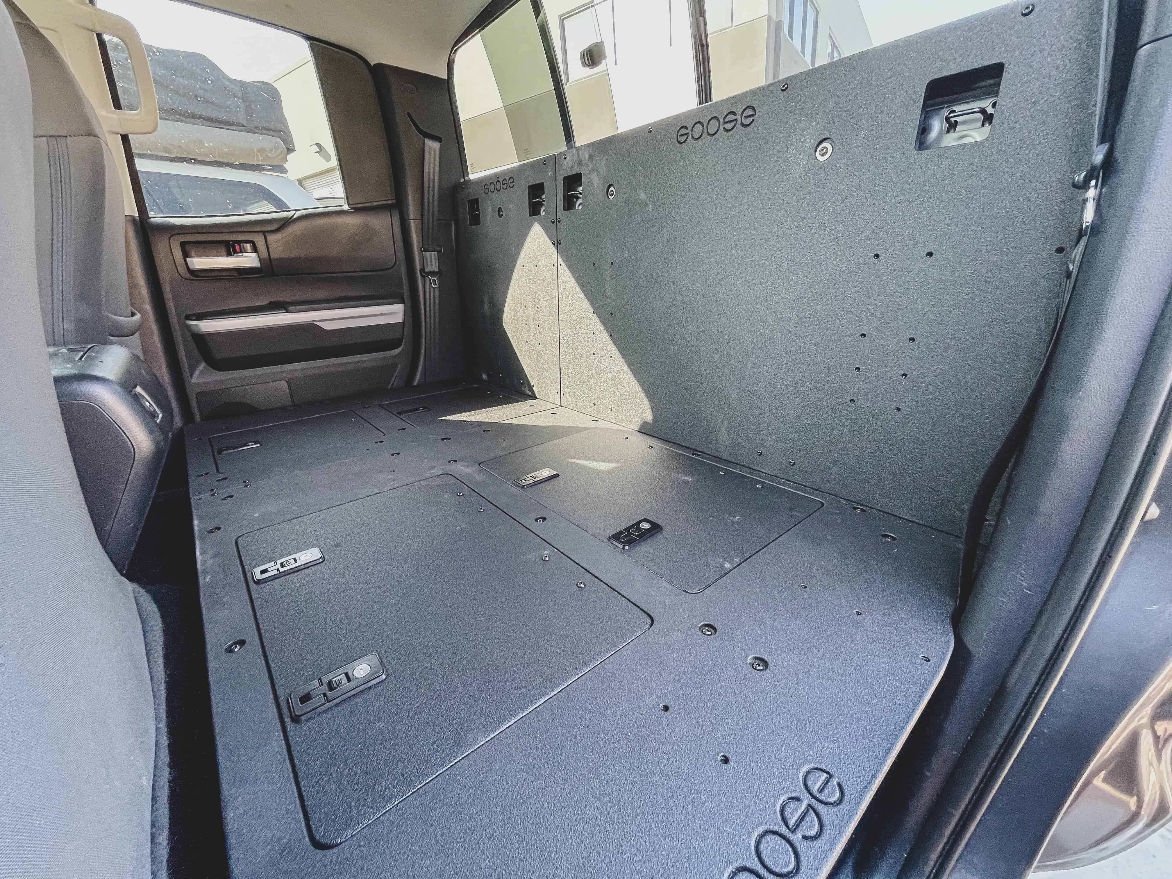 Toyota Tundra 2014-2021 2.5 Gen. Double Cab - Second Row Seat Delete Plate System