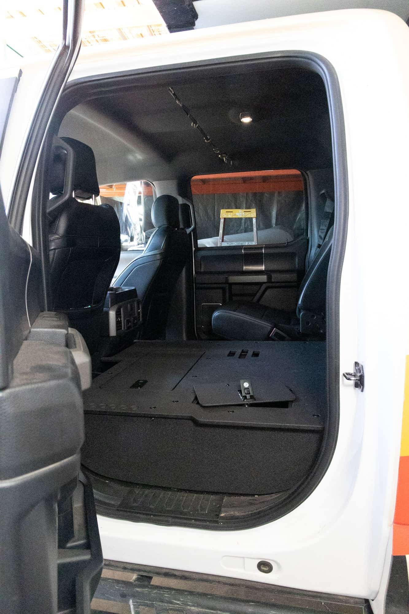 Ford Super Duty F250, F350, & F450 2017-Present 4th Gen. Crew Cab - Second Row Seat Delete Plate System