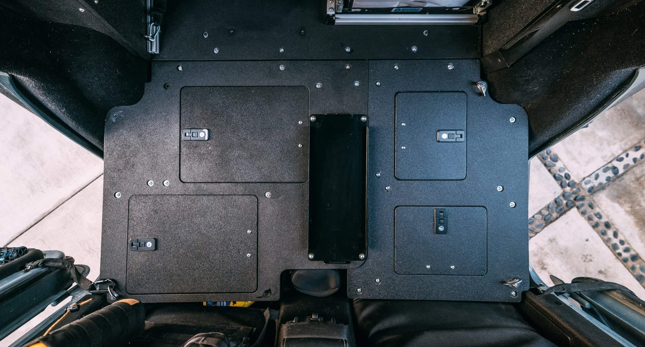 Jeep Wrangler 2007-2018 JKU 4 Door - Second Row Seat Delete Plate System