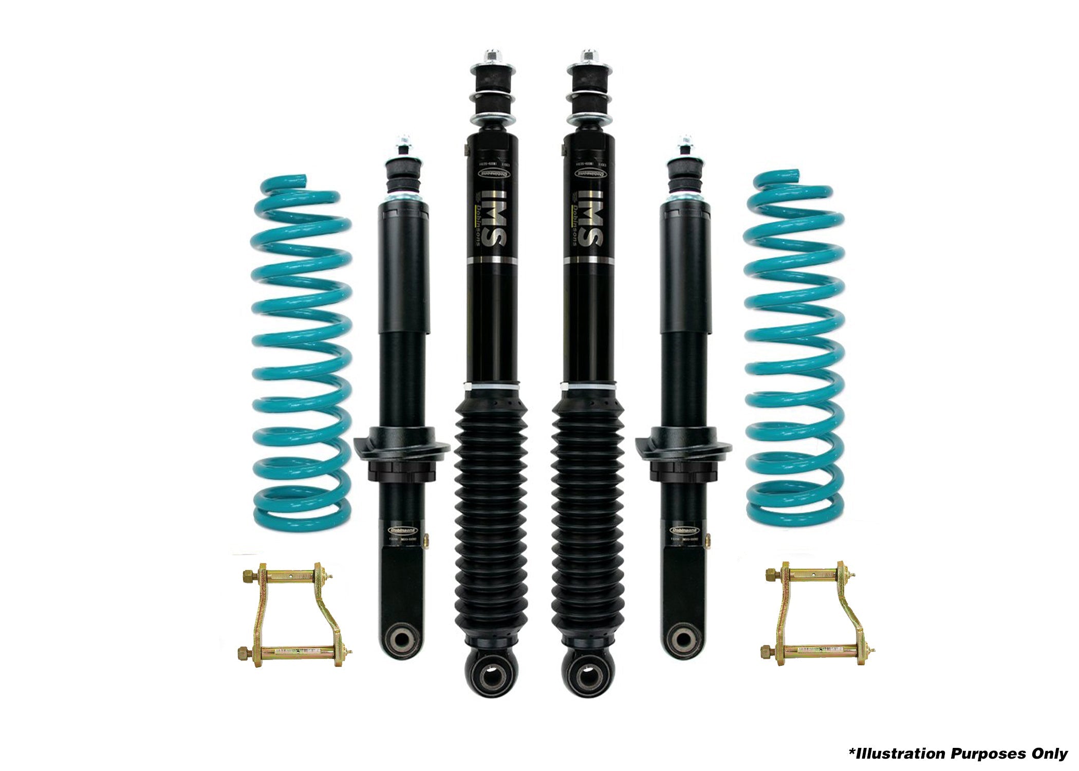 Dobinsons 1-3" IMS Suspension Kit for Nissan NISSAN Frontier D41 2022 ON with extended rear shackles