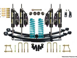 Dobinsons 4x4 3"-4" MRR 3-way adjustable Suspension Kit for Toyota Landcruiser 78 / 79 Series - FZJ79/78, HZJ79/78, HDJ79, VDJ79/78, GRJ79 09/1999 to 07/2016 Single Cab, 09/1999 on Troop Carrier Dual Cab