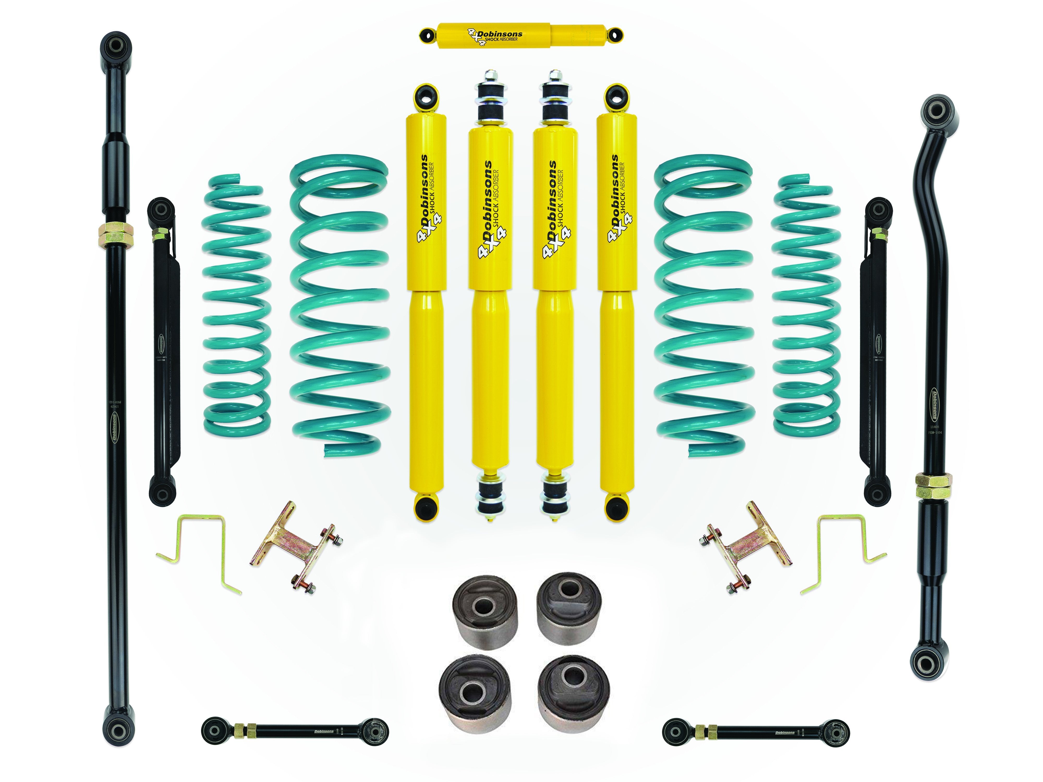 Dobinsons 2.5-3.5" VT-Series Dual Rate Long Travel Lift Kit for Toyota Land Cruiser 80 Series