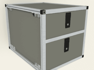 Double Drawer Module - 16 3/16" Wide x 25" Depth