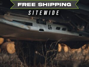 Free shipping sitewide on fuel tank skid plates for 5th gen 4Runner