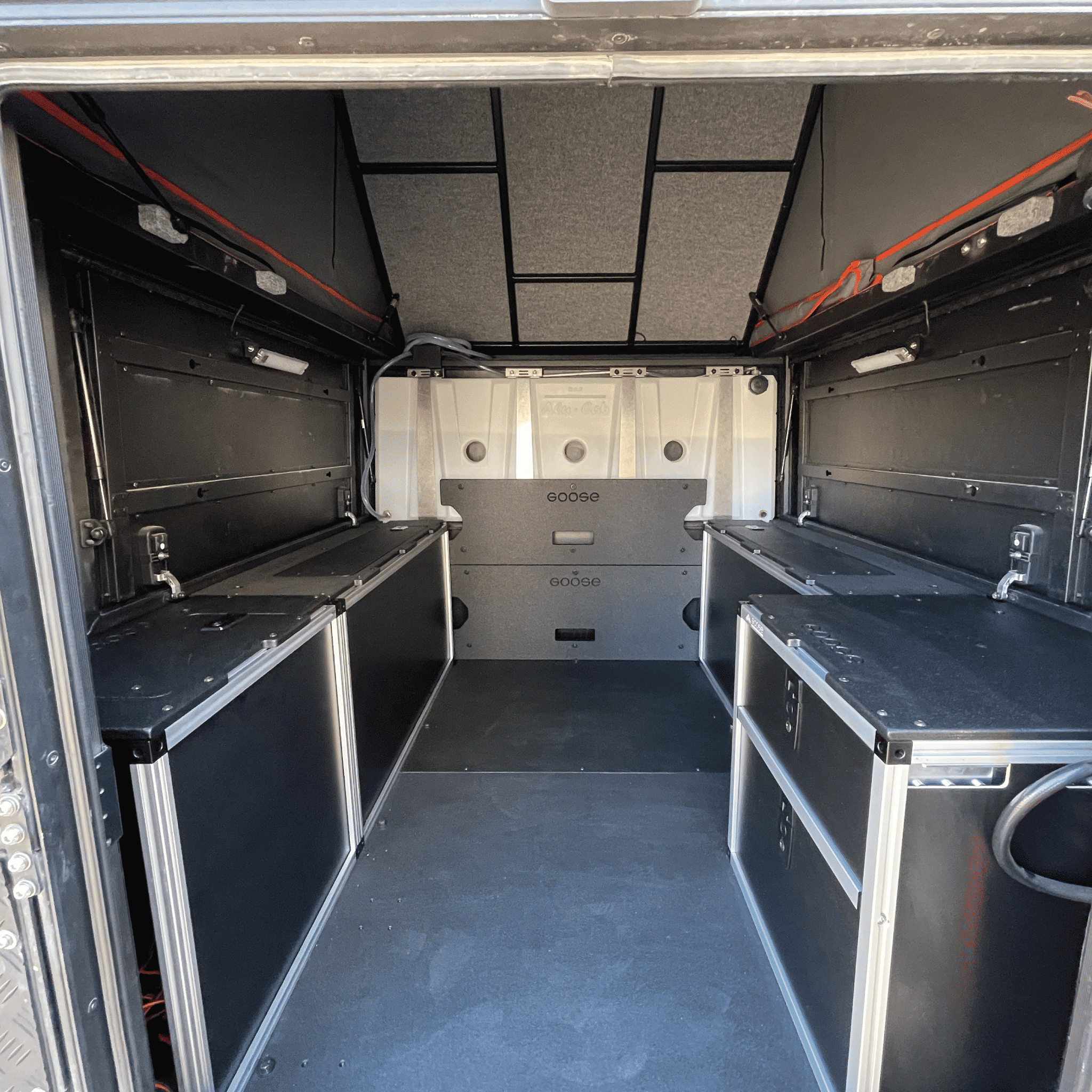 Alu-Cab Alu-Cabin Canopy Camper - Chevrolet Silverado 1500 / GMC Sierra 1500 2019-Present 4th Gen. - Rear Utility Module