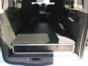 Ford Transit Connect 2014-Present 2nd Gen. - Side x Side Drawer Module - 43 3/8" Wide x 8" High x 40" Depth