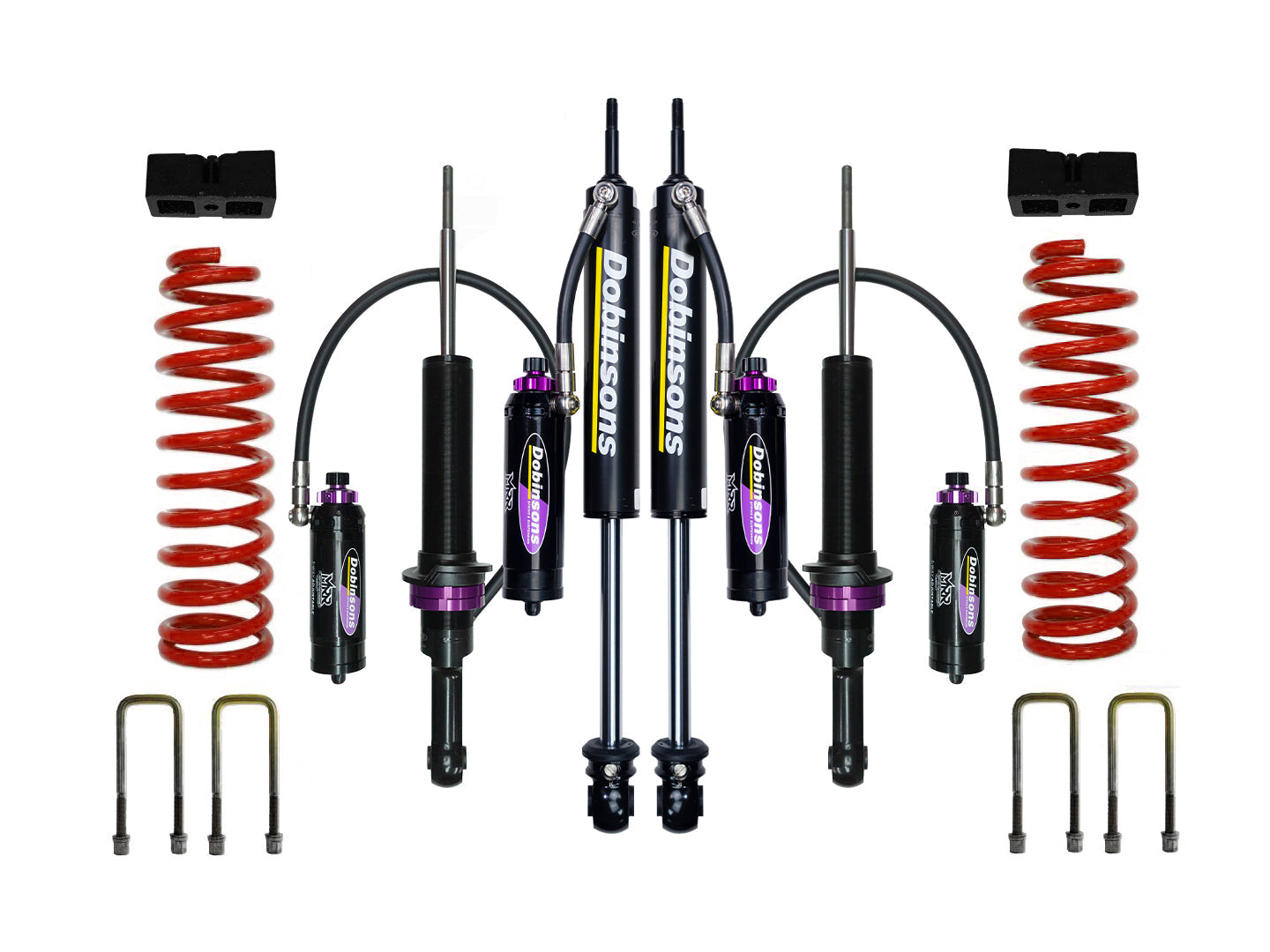 Dobinsons 1.75-3.0" MRR 3-way Adjustable Lift Kit Toyota Tacoma 2005-2022 with Quick Ride Rear