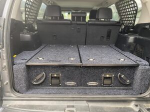 Dobinsons Rear Dual Roller Drawer System for Lexus GX460 2010-2013 with Fridge Slide without rear A/C (RD80-1001)