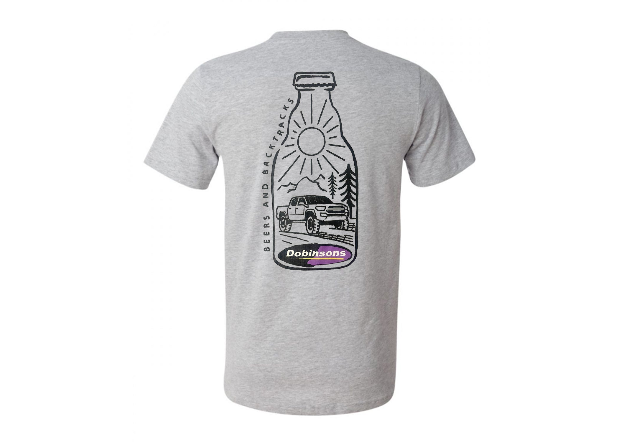 Dobinsons Beers and Backtracks Gray / Tacoma T-Shirt (PG00-2324)